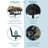 Lindholm Mid Century Modern Contemporary Ergonomic Office Chair Modern Wide With Wheels Pads Faux Leather Swivel Adjustable Executive Pads Seat-755031124-676747404