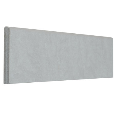 Slate Attaché 12 in. L x 3 in. W Porcelain Bullnose Tile Trim
