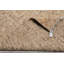 Tapis géométrique en laine noué à la main 9 x 12 brun clair / beige Oushak