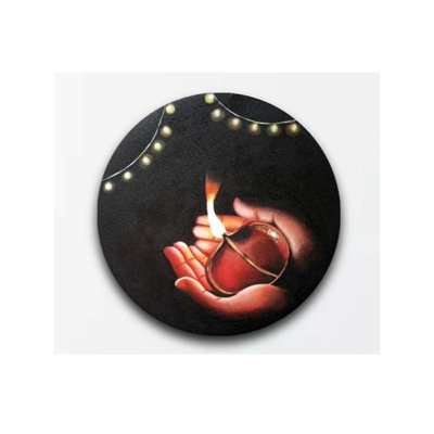 Diwali Vibes | Acrylic On Canvas | By Shankar Kamila