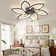 30.7In Ceiling Fan With Lights, Remote Control 3 Color Temperatures,6 Gear Wind Speed Fan Light
