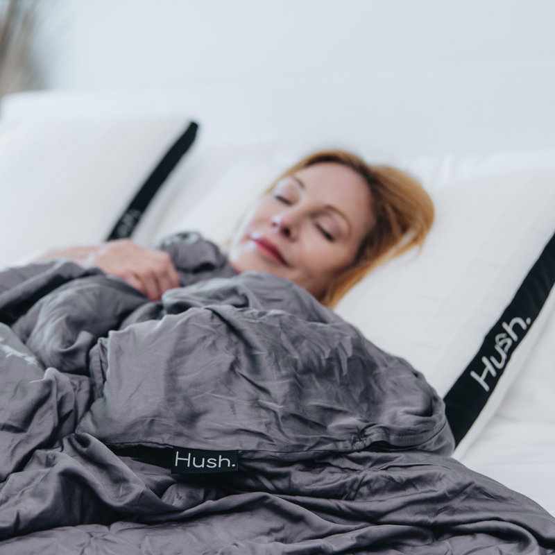 Gray Queen Organic Cotton Cooling Weighted Blanket