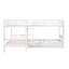 Lit simple superposé en forme de L avec tiroirs, lit superposé d'angle en bois pour enfants et adolescents peu encombrant, blanc-128970578