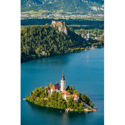 Panoramic view of Lake Bled