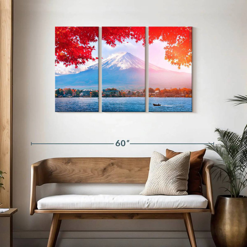 Alvord Autumn At Mount Fuji, 28" H x 45" W