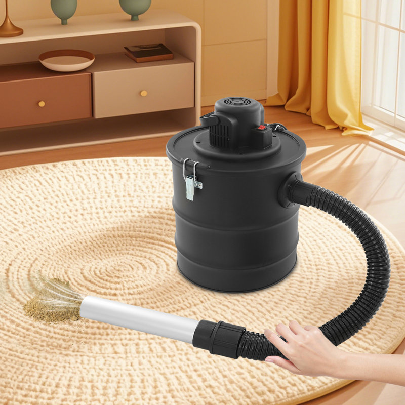 5.28 Gallon Electric Ash Vacuum Cleaner for BBQ Grill & Fire Pit, 18KPa Powerful Suction Dust Collector, 12.6" W x 12.6" D x 15.75" H