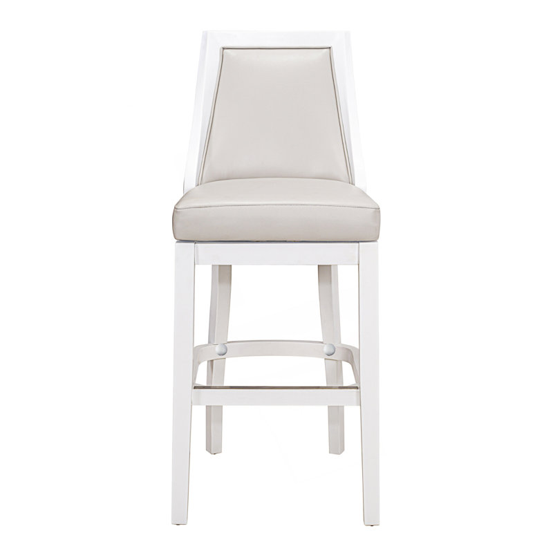 1 tabouret de bar pivotant H 31 po à haut dossier 1pc, 31