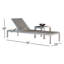 Ensemble de chaises longues inclinables 76 po avec table Aynura-1777843355-1777843352