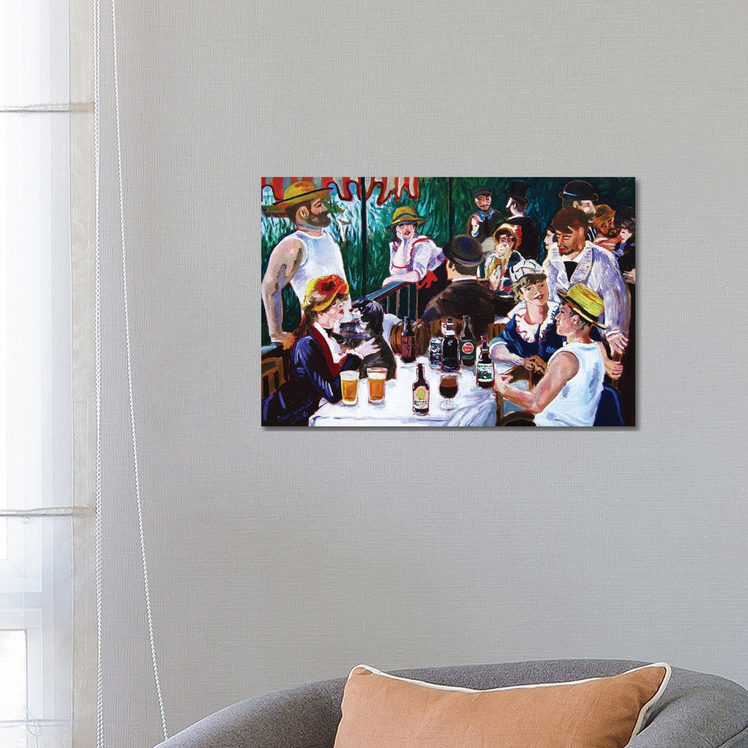 Tasting Of The Beer Party von Scott Clendaniel - No Frame Gallery-Wrapped Canvas Giclée on Canvas