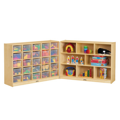 Jonti-Craft® 25 casiers mobiles pliables et verrouillables