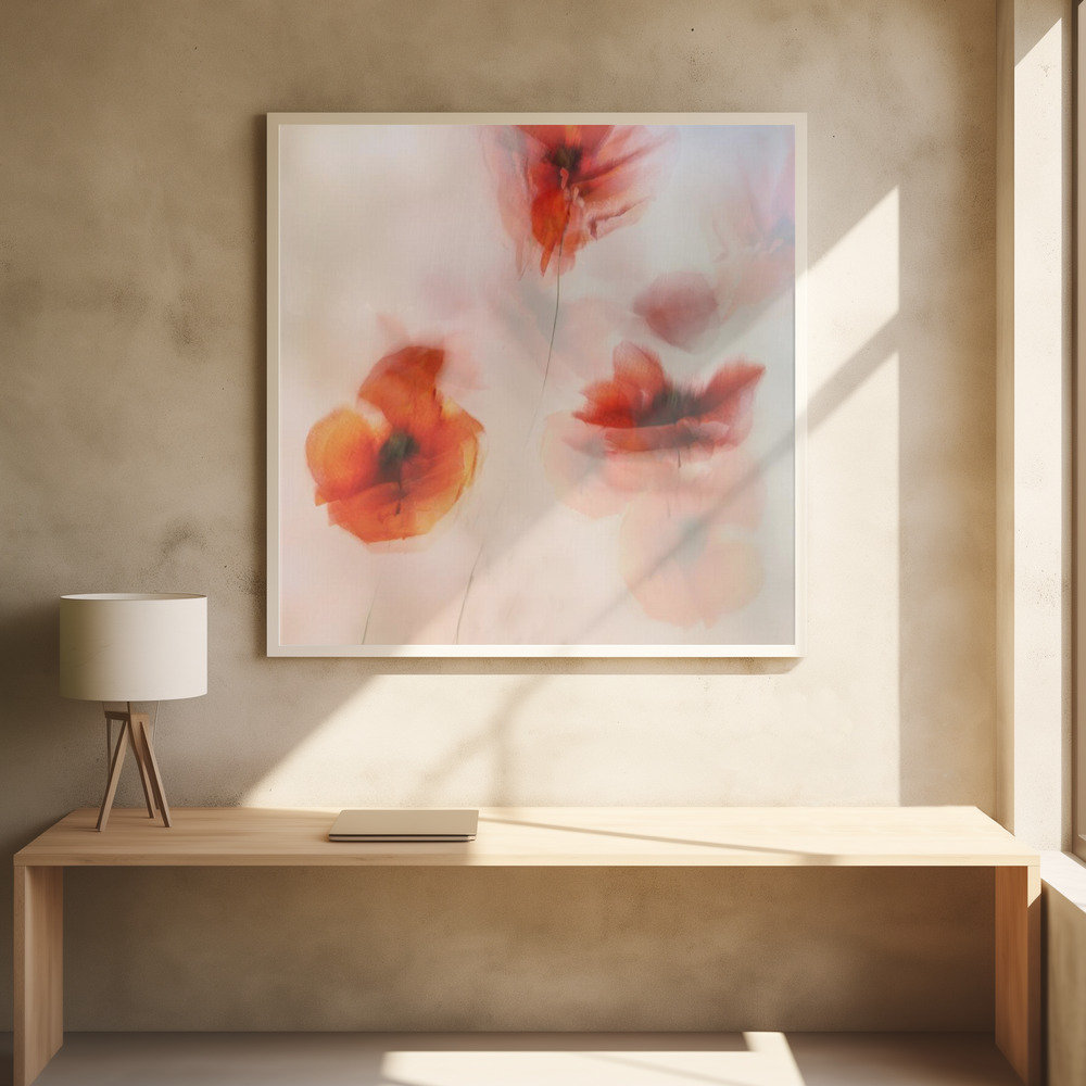 Lark Manor Painted poppies Canvas Print | Wayfair.co.uk