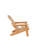 Lounge Chair Teak Wood Color, Suitable For All Seasons: Outdoor Lounge Chair, Made Of Sturdy HIPS Material, Equipped With 304 Stainless Steel Accessories.-730299119