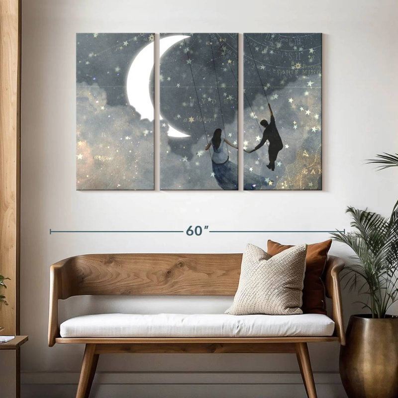 Kelan Magical Celestial Love I, 32" H x 50" W