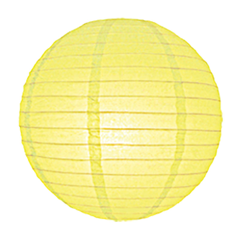 30cm H Paper Round Pendant Shade ( Clip On ), Apricot