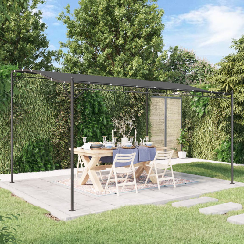 Nakkashian 4m x 3m Steel Party Tent, Black