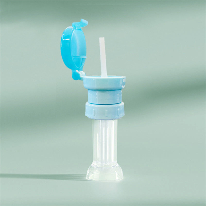 Convertisseur de bouchon de bouteille d'eau, Bleu et rouge