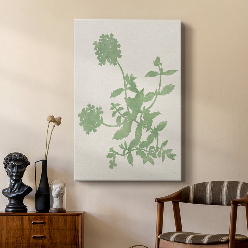 Jardin rétro II - galerie Cavas sur mesure, H 18 po x l 12 po