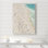 Impression sur toile encadrée, "Plage bondée par dessus" par Amy Peterson