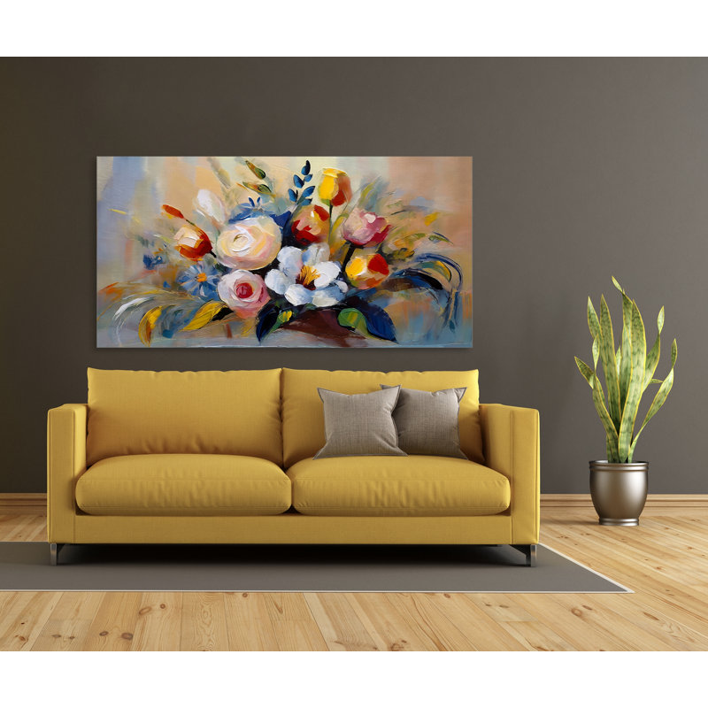 Sérénade en fleurs, H 18 po x l 36 po