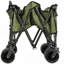 Utilitaire utilitaire de jardin pliable couleur chariot de camping pique-nique extérieur chariot de plage, vert-123115759