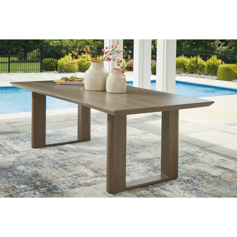 Table de salle à manger Ezekio, H 29,02 po x L 83,98 po x l 41,93 po