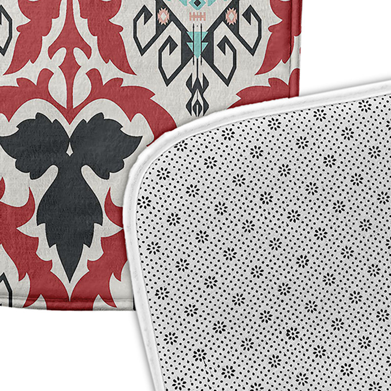 Tapis de bain Happy Hippy, L 17 po x L 24 po, Gris