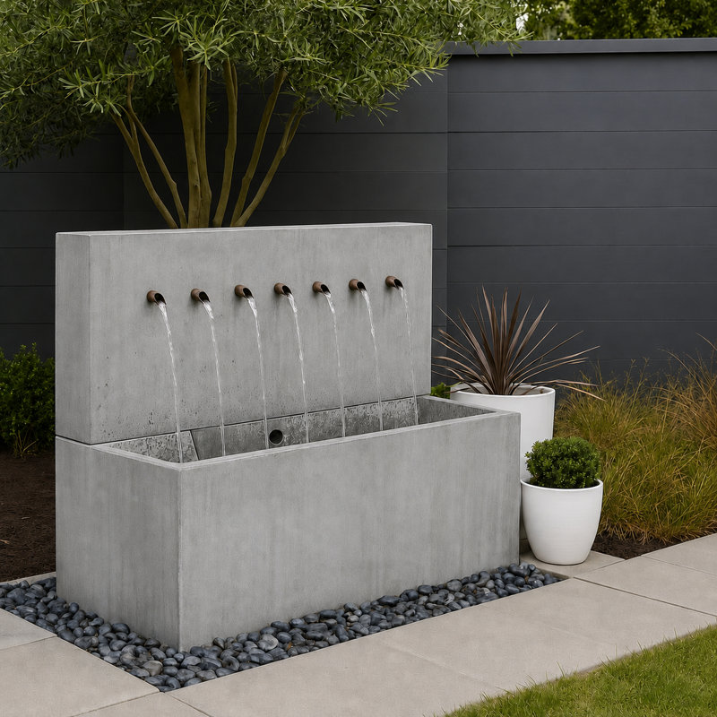 TruCast Westport Fountain, Light Gray