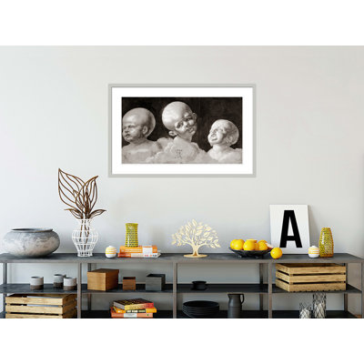 Three Heads of Children by Albrecht Dürer -Framed Giclee Print