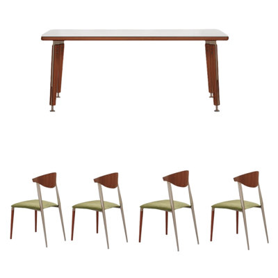 Table de salle à manger légère et luxueuse