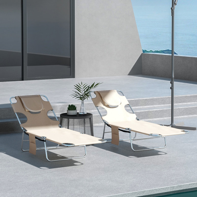 185 cm Long Chaise Lounge Set