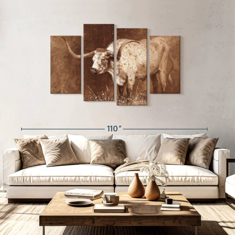 Brampt Sienna Speculation, 48" H x 75" W