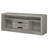 Bergeron Grey Driftwood 2-Drawer Engineered Wood TV Stand