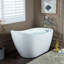 Robinet de baignoire romaine mural à 3 poignées avec accessoire-65725806