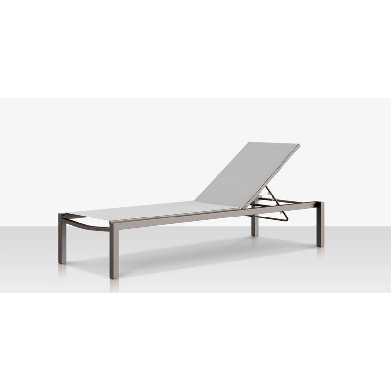 Fusion Armless Chaise, Tex Gray/Cloud Gray