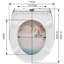 Dejoire Soft Close Elongated Standard Toilet Seat