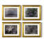 Ensemble de 4 reproductions encadrées Vintage Landscape XC III