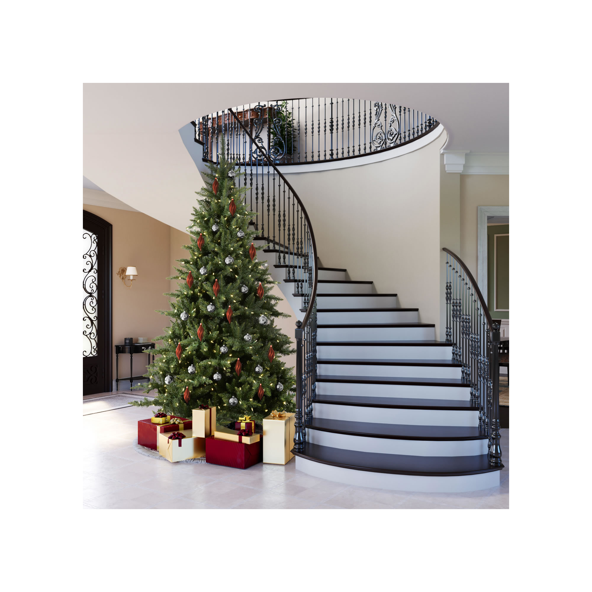 Peabody Fir Artificial Christmas Tree, 5.5', Unlit