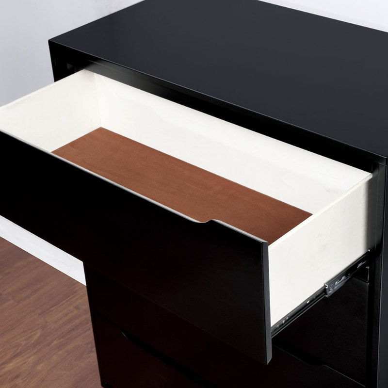 Commode de style contemporain, Noir