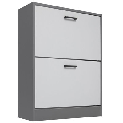 16 Pair Shoe Storage Cabinet