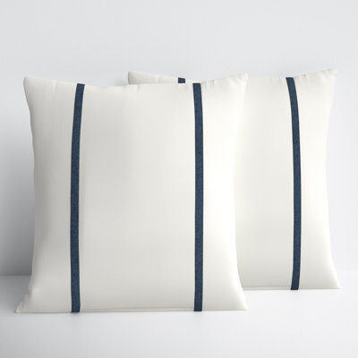 Sansa Striped Indoor/Outdoor Reversible Throw Pillow