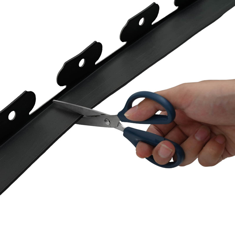 5 cm H Plastic Lawn Edging Fencing, 5cm H x 3000cm W, Black