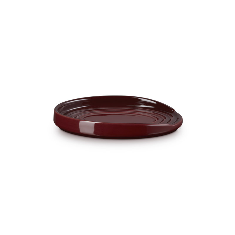 Le Creuset Stoneware Oval Spoon Rest, Garnet