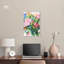 "Blissful Beauty", art nouveau floral sur toile par Art Remedy-105672988-105673002