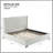Modern Upholstered Platform Bed With Corduroy Wing Headboard-109801229-109801238
