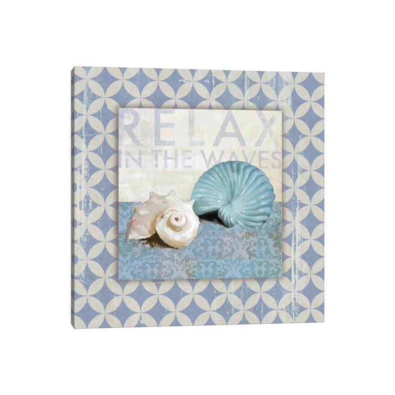 Shell Geo I by Drako Fontaine - Wrapped Canvas Gallery-Wrapped Canvas Giclée, 66.04 cm H x 66.04 cm W x 3.175 cm D