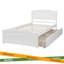Lit plateforme simple avec deux tiroirs-1328462833