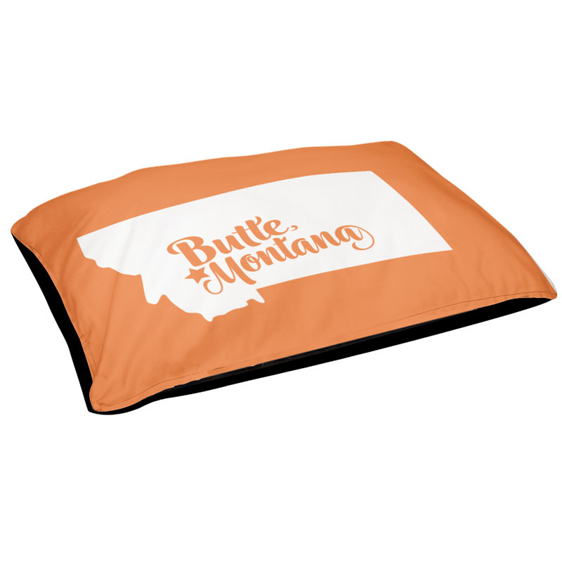 Coussin pour chien d’extérieur butte montana, Grand (l 50 po x P 40 po x H 7 po), Rouge