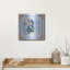 «Winter Llama» par Fiona Stokes-Gilbert, art mural en métal, 12 po x 12 po-2057397062
