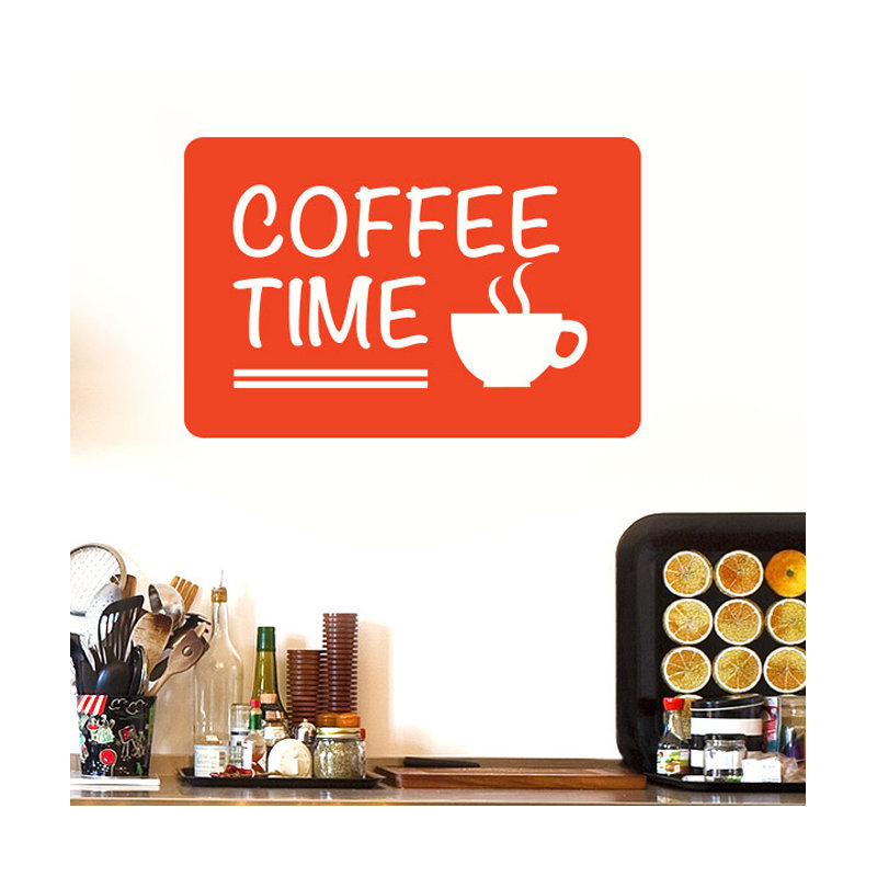 Wall Decal, Orange, Large