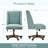 Mellins Swivel Chenille Upholstered Task Chair-910818541